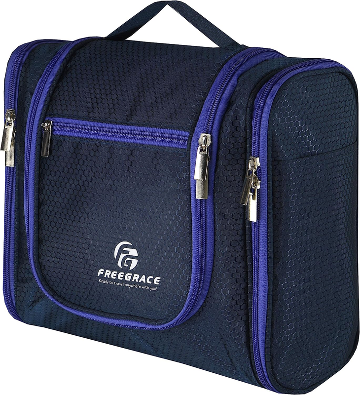 Hanging Toiletry Bag Extra Large Travel Organizer Waterproof Nylon Dark Blue0