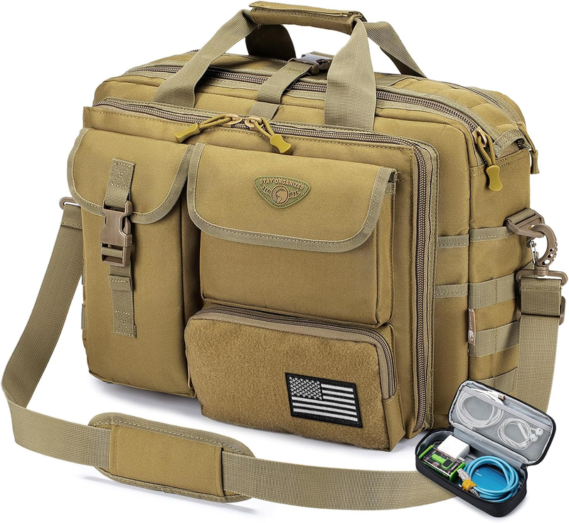 Tactical Messenger Bag 14 15.6 17.3 Inch Laptop Briefcase Military Work Bag Men0
