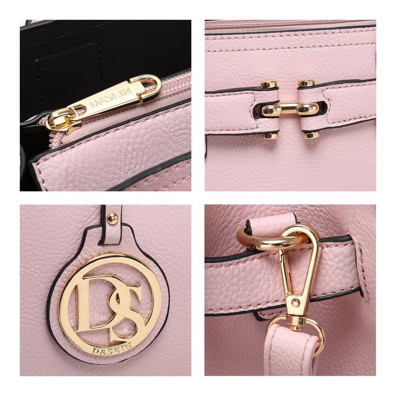 Women Satchel Purse Top Handle Work Tote Shoulder Handbag with Long Strap2