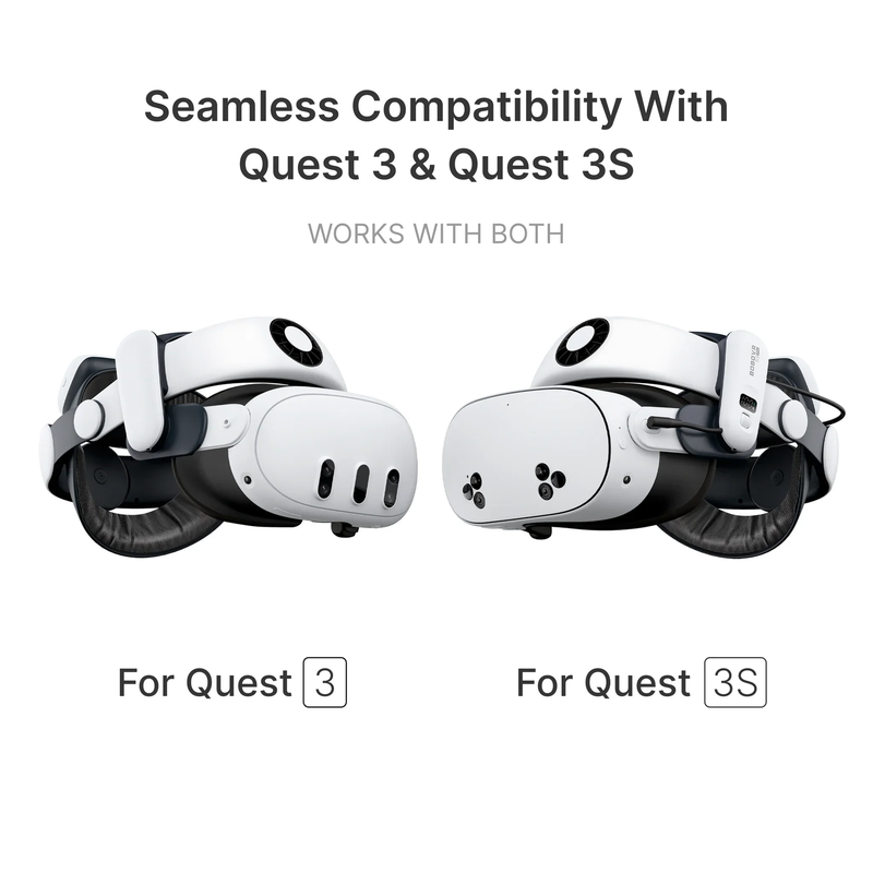 S3 Pro 10000mAh Battery Head Strap Wireless VR Accessory for Meta Quest 3/3S3