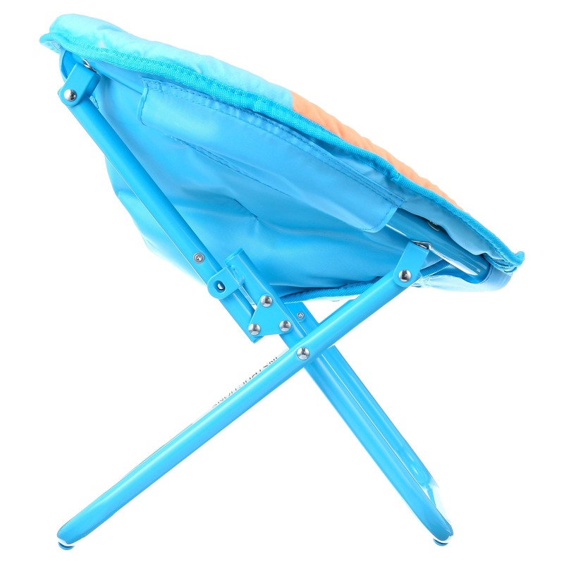 Round Foldable Saucer Chair, Blue2