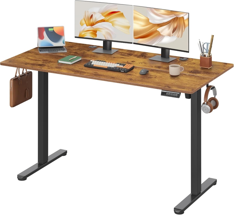 Electric Standing Desk 55" Height Adjustable Desk with Memory Presets10