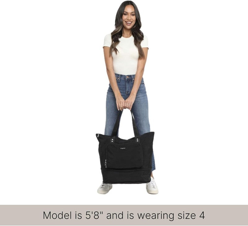 Carryall Expandable Lightweight Travel Tote 22" Packable Folding Compact Nylon W4