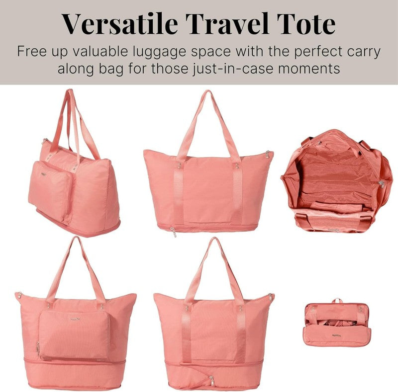 Carryall Expandable Lightweight Travel Tote 22" Packable Folding Compact Nylon W5
