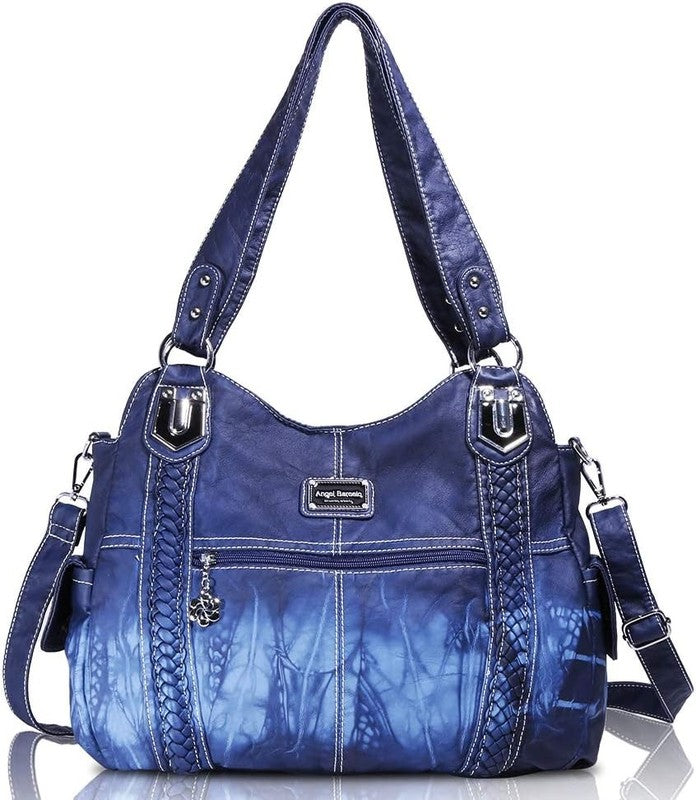 Women's Soft PU Leather Shoulder Bag Crossbody Purse Handbag1