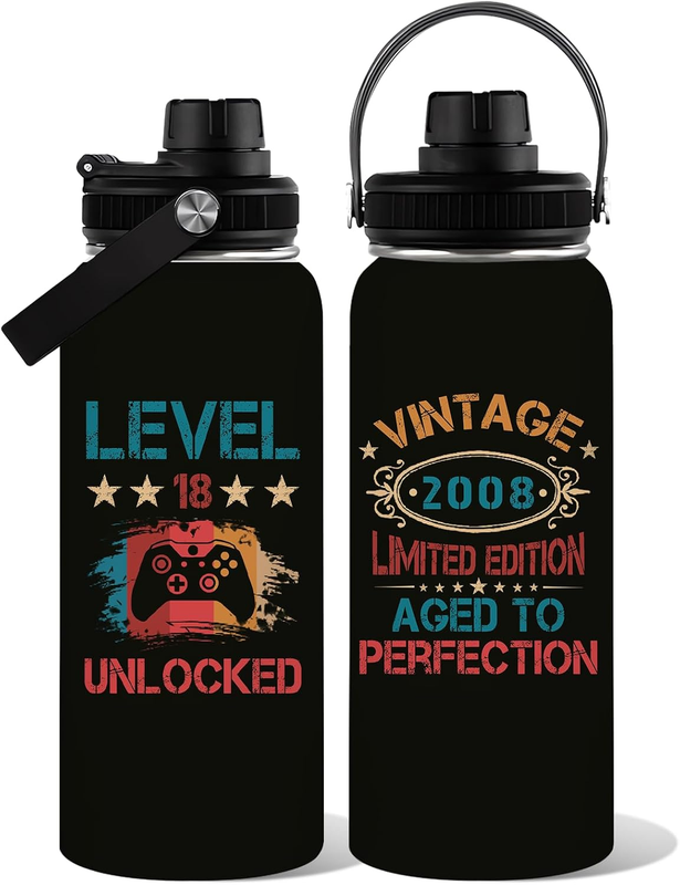 32oz Baseball Water Bottle Stainless Steel Vacuum Insulated Travel Tumbler10
