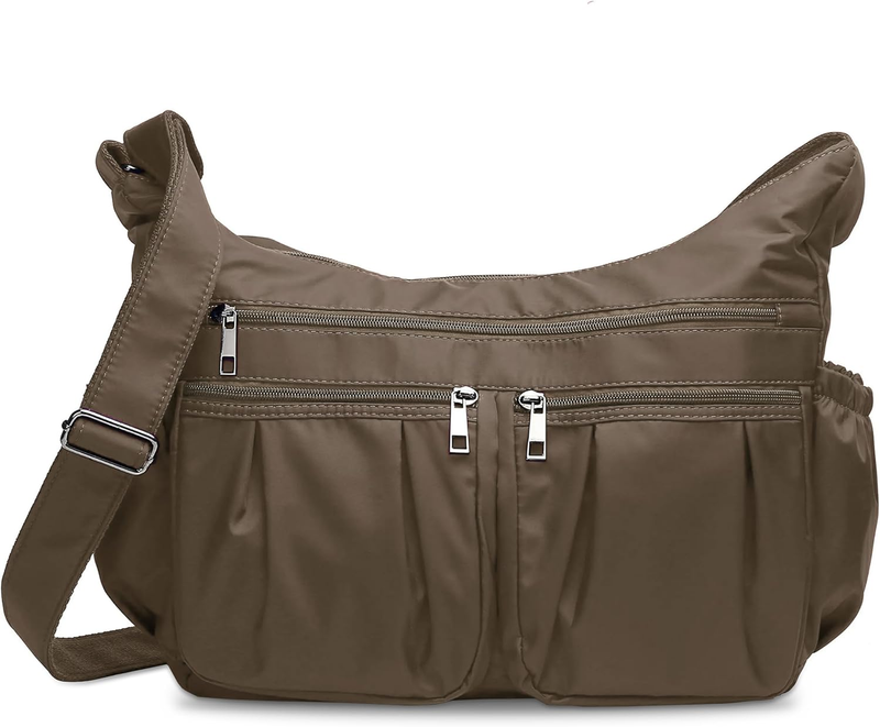 Women Crossbody Bag Waterproof Nylon Lightweight Shoulder Travel Handbag Purse9