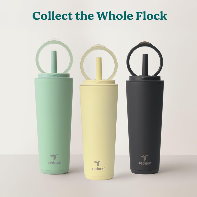 24oz Stainless Steel Insulated Tumbler Spill Proof Flip Lid Cold 32H Future Dusk6