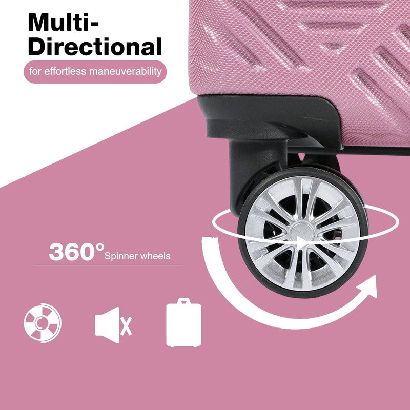Luggage Sets 2 Piece Suitcase Set (14/20/)Hardside Suitcase with Spinner Wheels 4