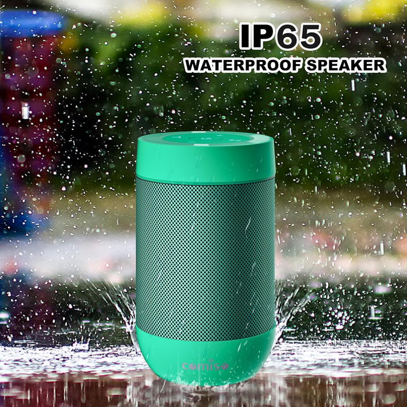 Bluetooth Speaker with IP65 Waterproof,5.3 Bluetooth,Tws Pairing,Support TF Card2
