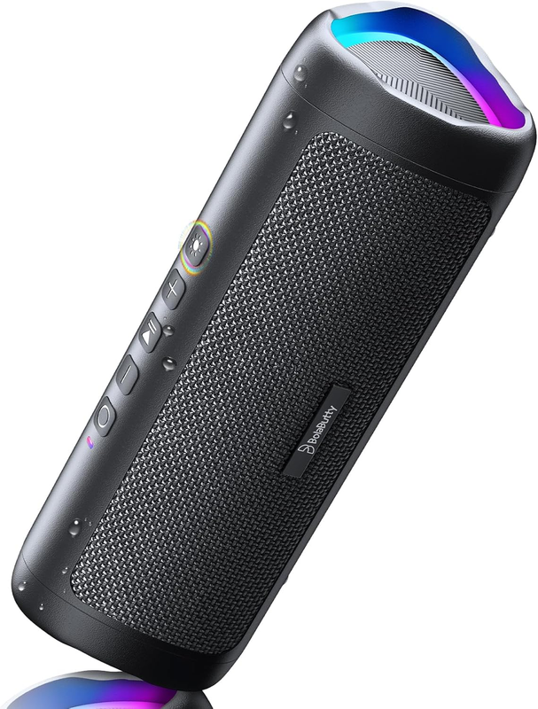 Portable Bluetooth Speaker 20W Wireless IPX5 Waterproof 24H Battery Black8
