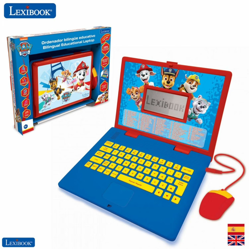 PAW Patrol Kids Learning Laptop – Bilingual Spanish/English Toy0
