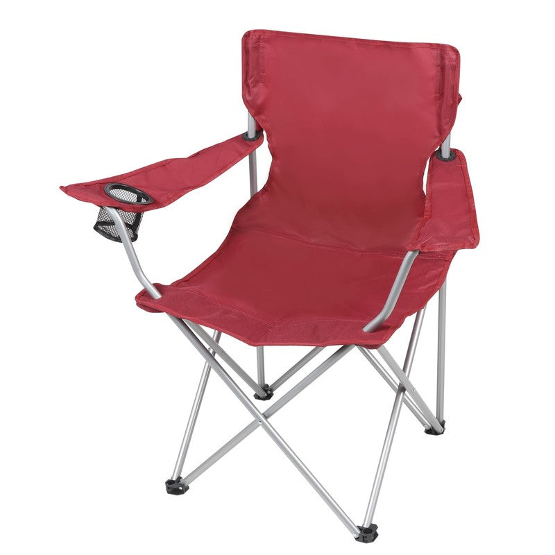 Quad Folding Camp Chair with Cup Holder, Red8