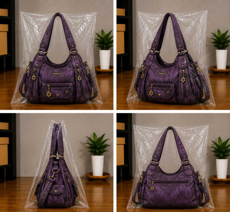 Women's Soft PU Leather Shoulder Bag Crossbody Purse Handbag0
