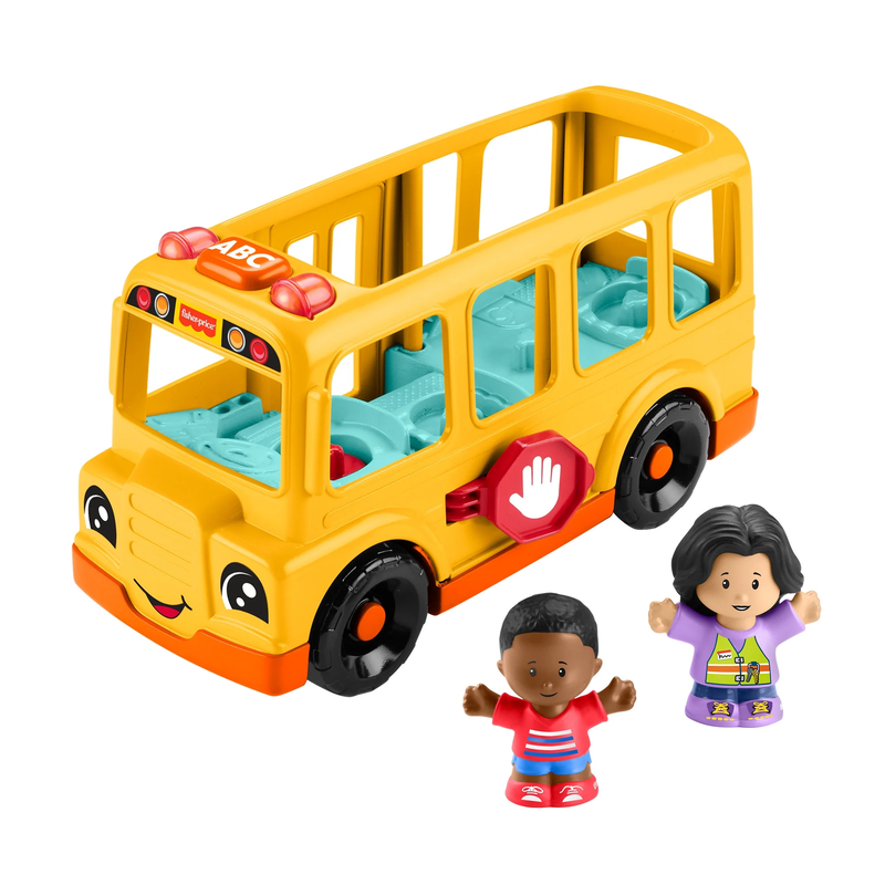 Fisher-Price School Bus Musical Toddler Toy Vehicle with 2 Figures8