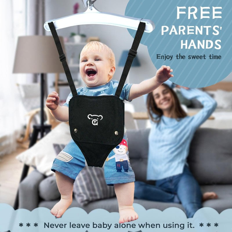 Baby Jumper with Stand, Portable Baby Bouncers and Jumpers with Floor Mat, Jumpe2