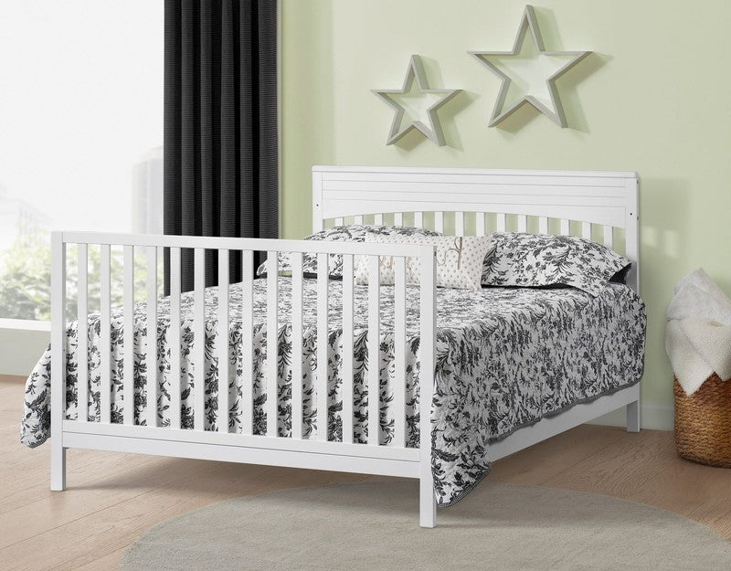 Harper 4-in-1 Convertible Crib Snow White GREENGUARD Gold Wooden4