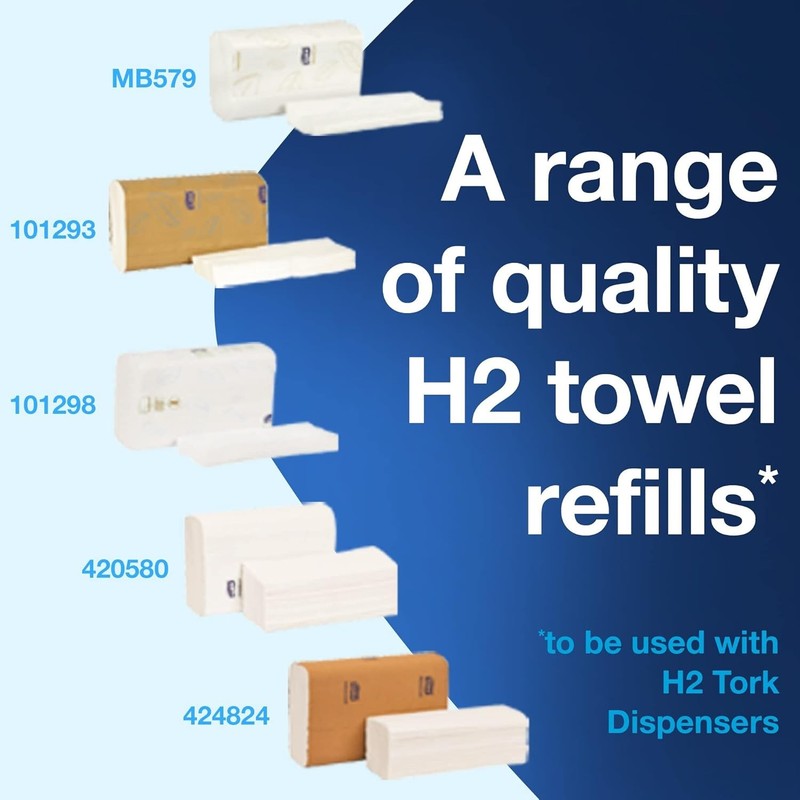Xpress Paper Towel Dispenser White H2/H23 Multifold Compact Home & Commercial6