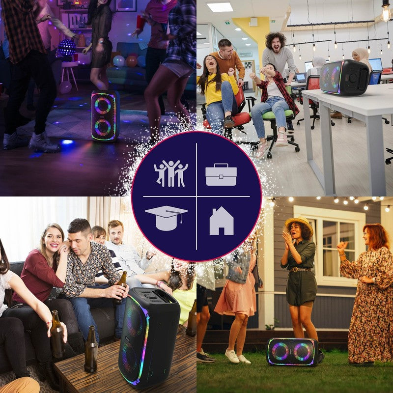 Sonic Bass V4 Portable Bluetooth Speaker – Wireless Party & Karaoke Speaker6