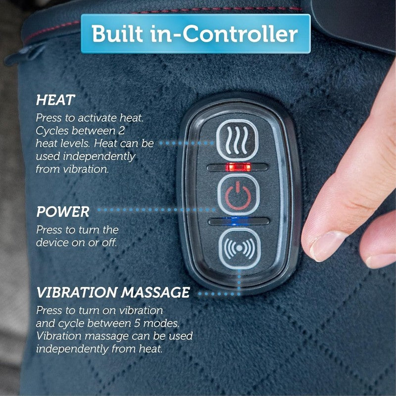 Heated Knee Massager w/ Vibration Heat Knee Wrap Pain Relief Greige6