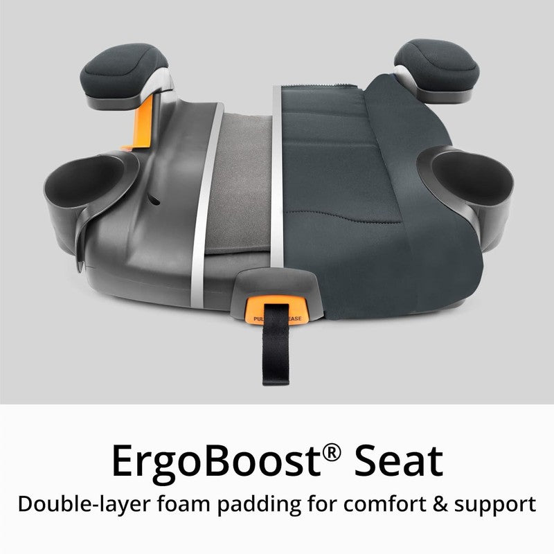 Kidfit Cleartex Plus 2 in 1 Booster Car Seat High Back/Backless 40 100lb Black3