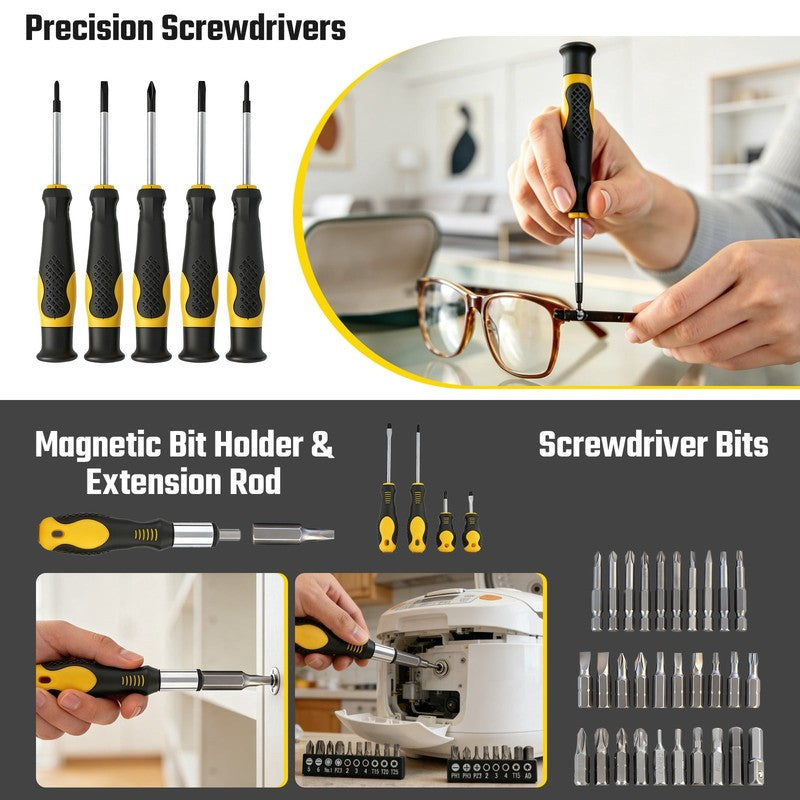 168Pc Household Tool Set Mechanic Socket Auto Repair Kit w/ Storage Toolbox Case2