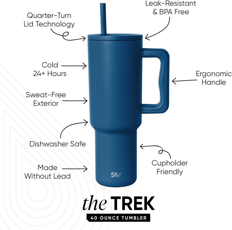 Simple Modern 40oz Insulated Stainless Steel Trek Tumbler Travel Mug1