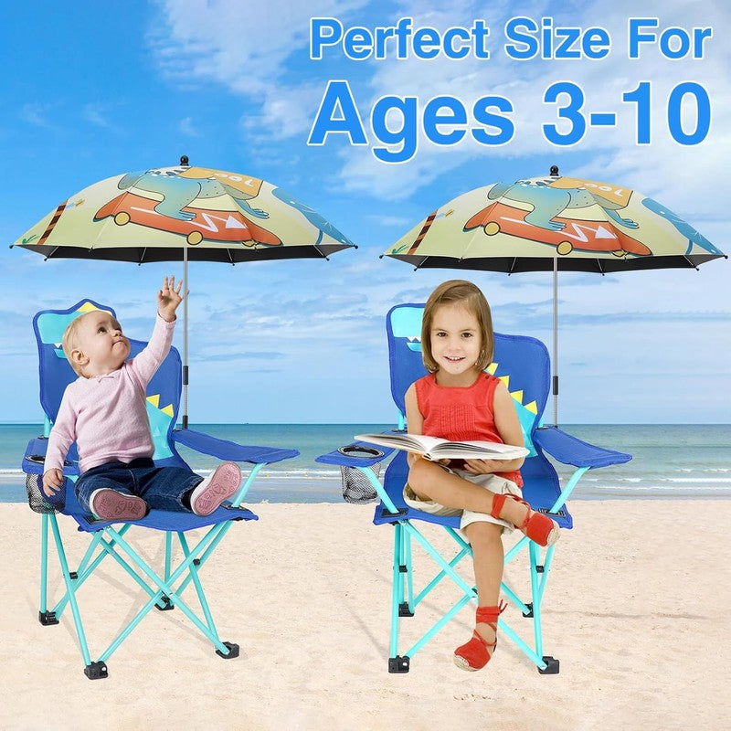 Kids Folding Outdoor Lawn & Camping Chair w/ Cup Holder & Carry Bag5
