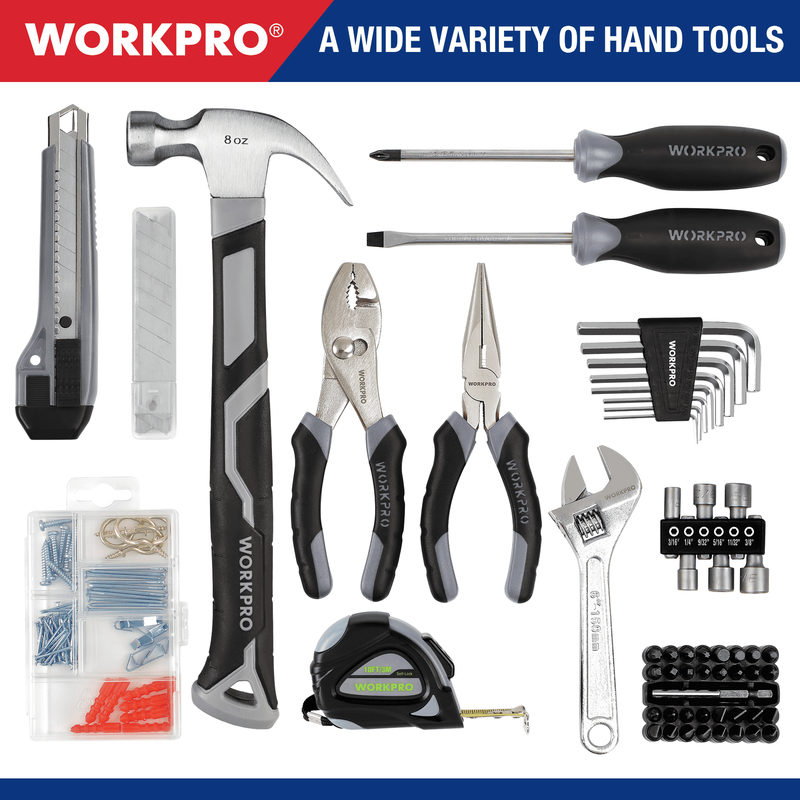 12V Cordless Drill Power Tool Set 177-Pc Combo Kit Storage Bag 2000mAh Battery1