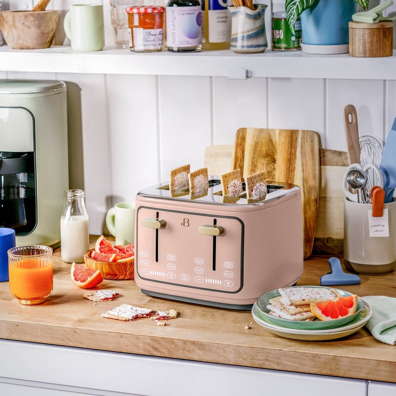 4-Slice Toaster with Touch-Activated Display, Rose by Drew Barrymore9