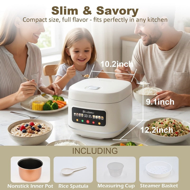 Digital Rice Cooker, 5.3QT Rice Maker, 8 In 1 Smart Multi Cooker, 24 Hour Timer 6