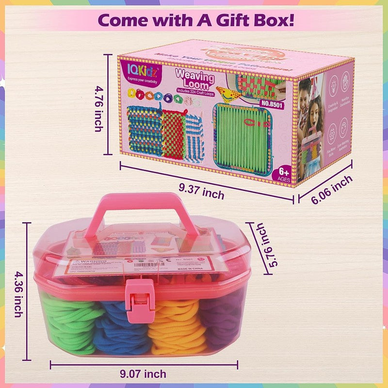 Weaving Loom Kit Toys, DIY Arts and Crafts for Kids and Adults, Ideal Gifts for 5