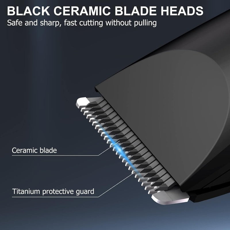 Rechargeable Waterproof Body Hair Trimmer for Men & Women - Black2