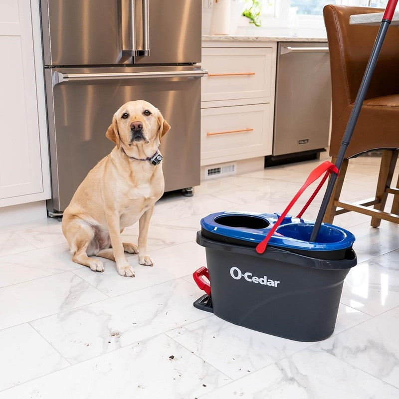 Rinseclean Spin Mop & Bucket System   99% Bacteria Removal!9