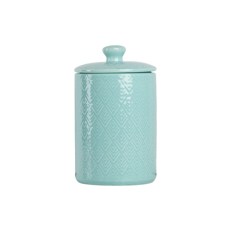 Marquis 3 Pieces Ceramic Canister Set, Blue4