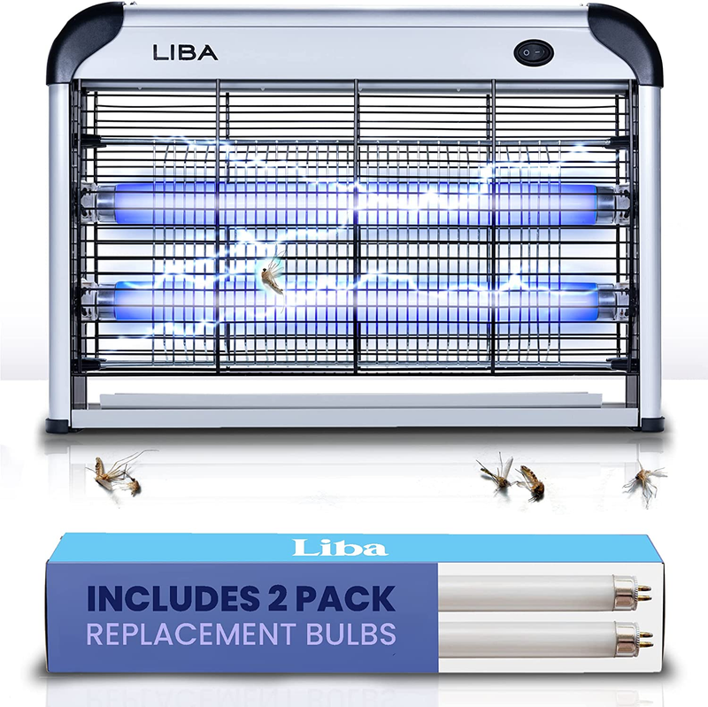 Electric Bug Zapper with 2 Extra Bulbs   Powerful Indoor Insect Killer8