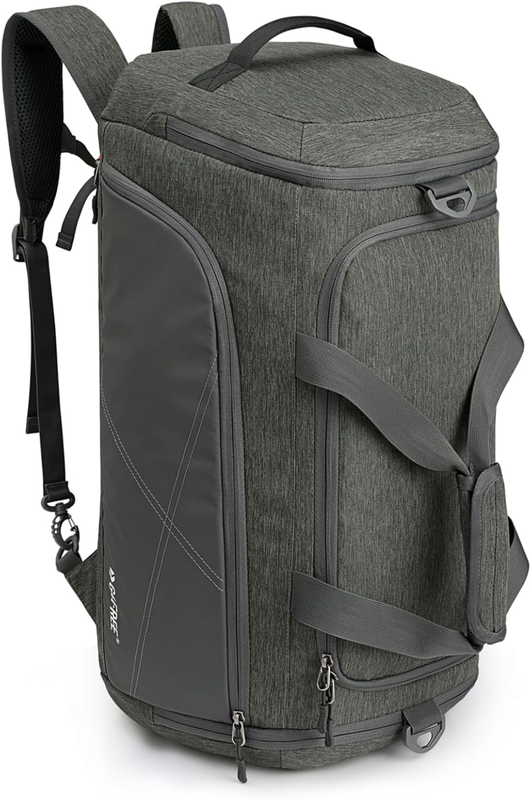 45L 3 Way Duffle Backpack Gym Bag Wet Pocket Shoes Compartment Travel10