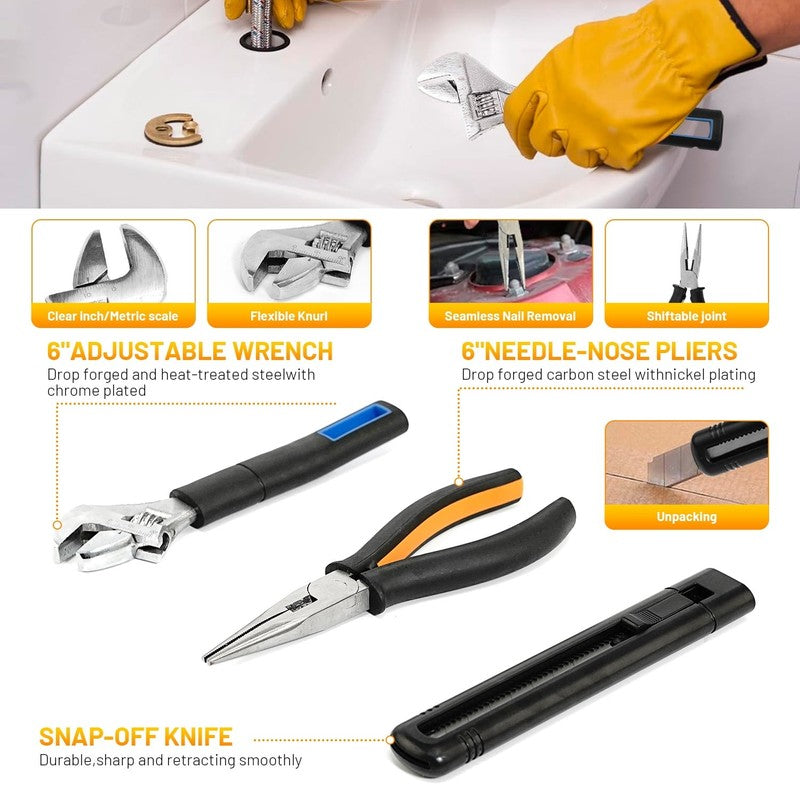 56-Piece Home Repair Tool Kit Precision Screwdriver Set Household Tools1