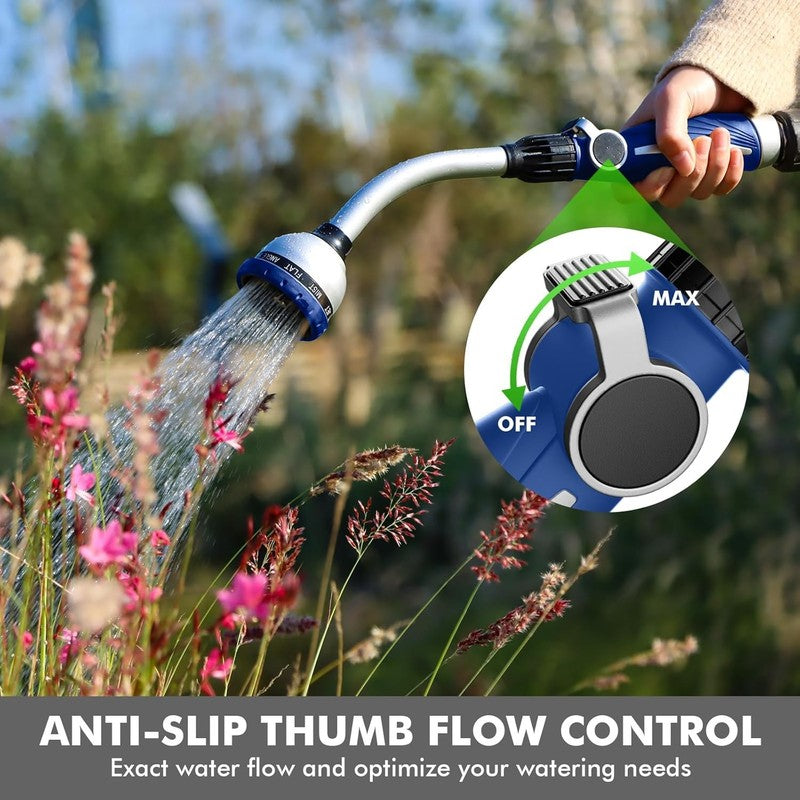 Heavy Duty Metal Watering Wand with 10 Spray Patterns, 15-Inch Nozzle2