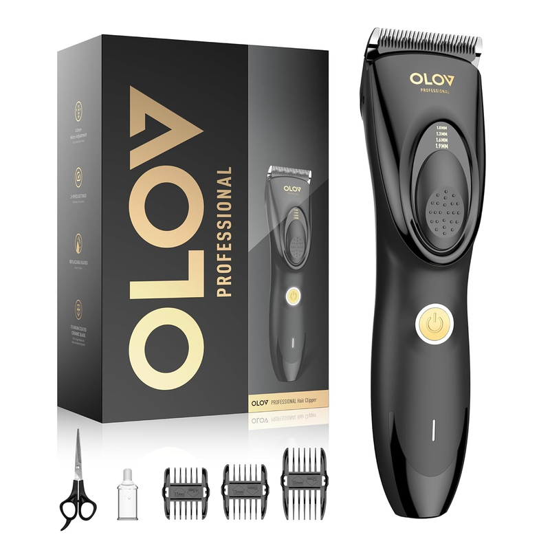 Cordless Hair Clippers for Men | Adjustable Length & Ceramic Blade Grooming Kit9