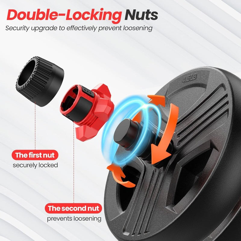 Adjustable Dumbbell Set 20-90Lbs for Versatile Home Gym Workouts2