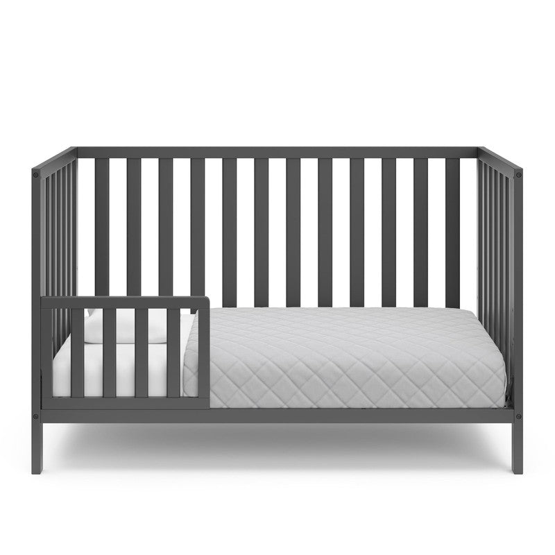 Sunset 4 In 1 Convertible Baby Crib, Gray4