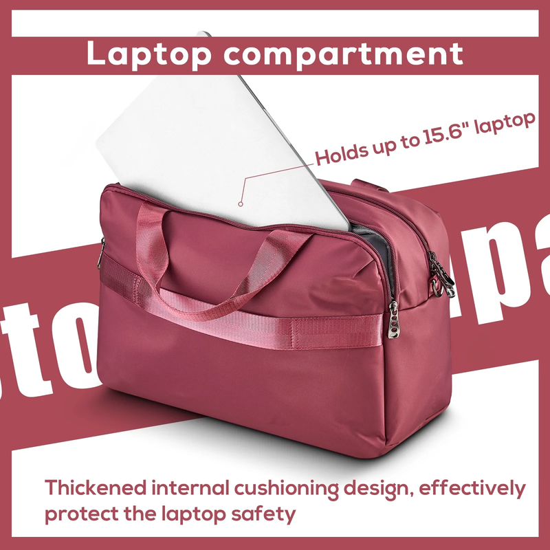 Travel Duffel Bag 15.6in Laptop Compartment Carry On Gym Weekend Bag4