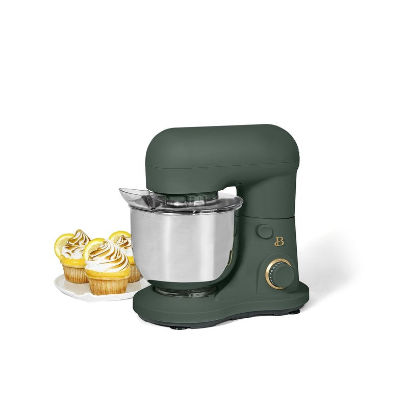 3.5 Qt Stand Mixer Thyme Green w/ Flat Beater Dough Hook & Whisk11
