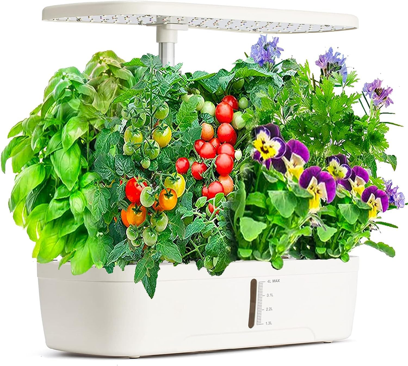 12 Pod Hydroponics Growing System Indoor Herb Garden Kit w/ Grow Light Timer7