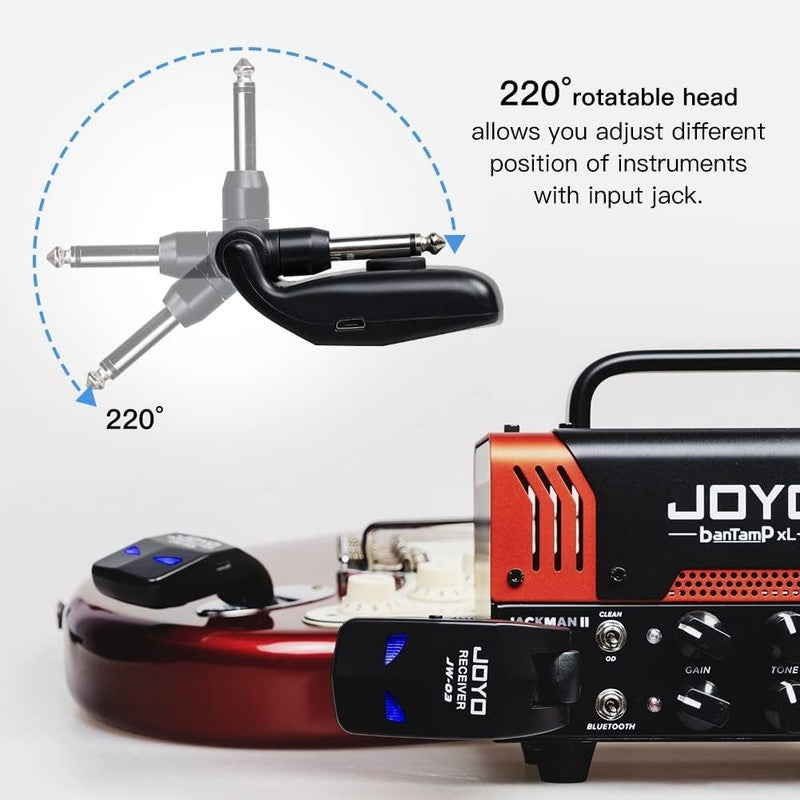 2.4GHz Wireless Guitar System 4 Channel Rechargeable Transmitter Receiver4