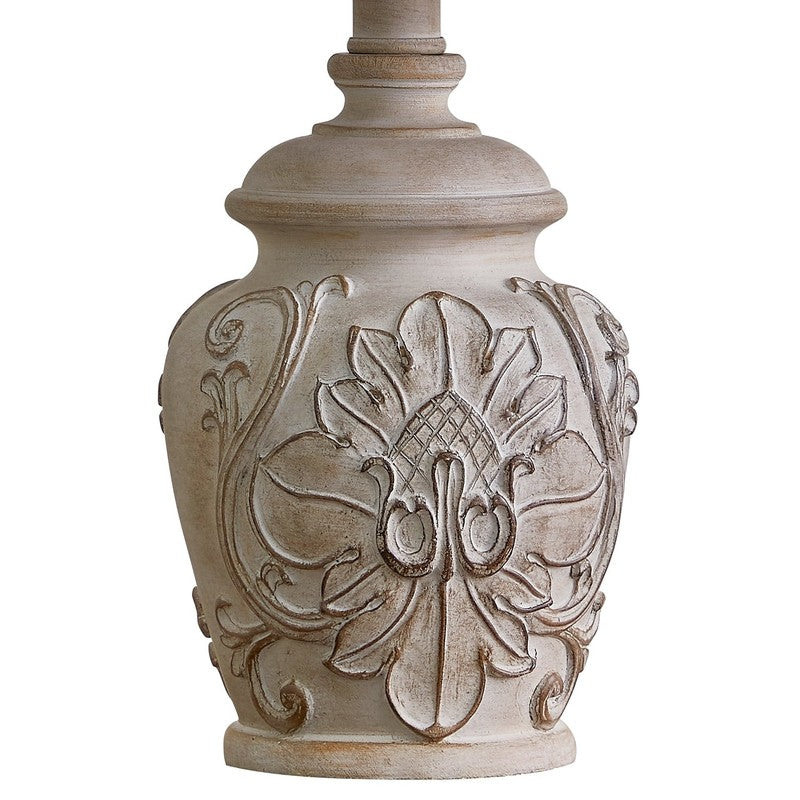 Set of 2 18.75" Rustic Retro Farmhouse Table Lamps Resin for Bedroom6