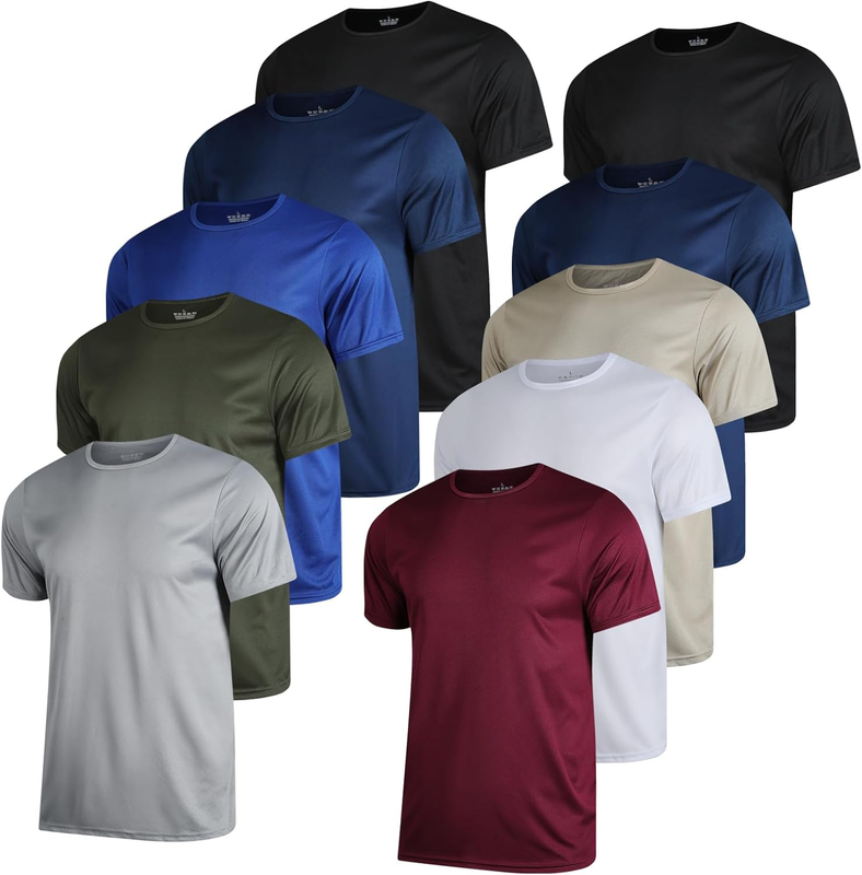 Men's Short Sleeve Crew Neck Sports T-Shirt - Comfortable & Stylish Tees9