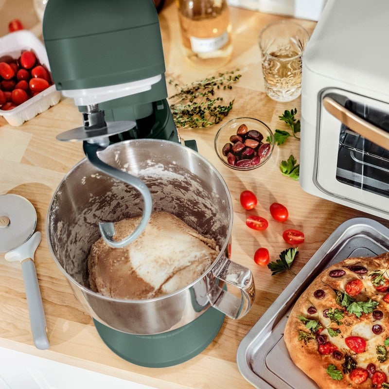 Beautiful 5.3 QT Stand Mixer w/ Flat Beater, Dough Hook by Drew Barrymore Green5