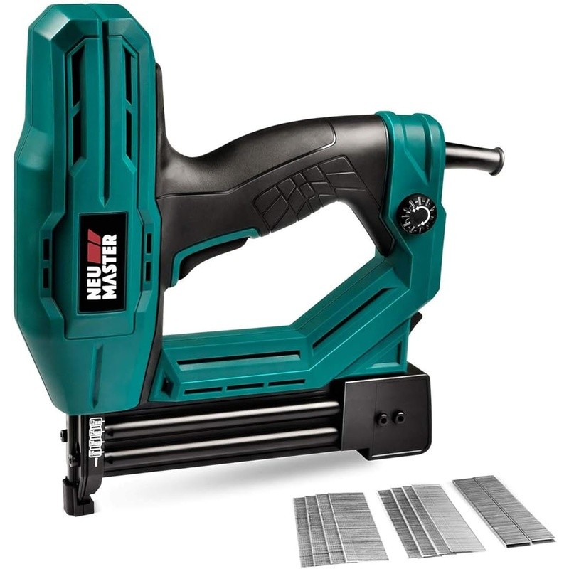 2-In-1 Electric Brad Nailer Staple Gun Non-Marring Ergonomic DIY Projects New1